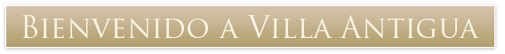 Bienvenido a Villa Antigua